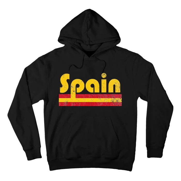 Vintage Spanish Flag Spain Pride Roots Heritage Gift Tall Hoodie