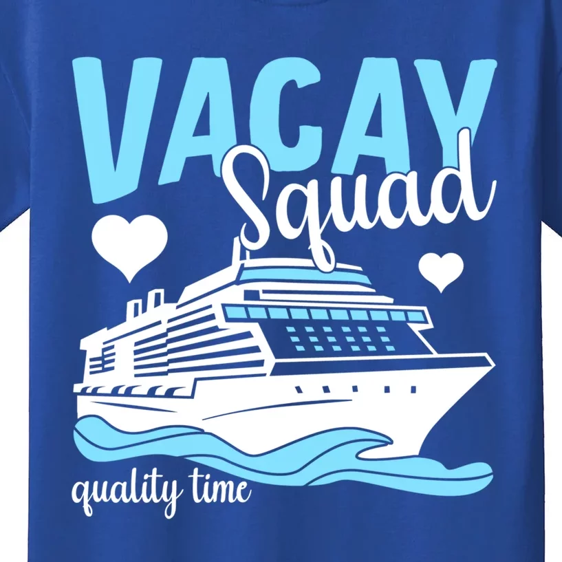 Vacay Squad Family Cruise Vacation Gift Kids T-Shirt