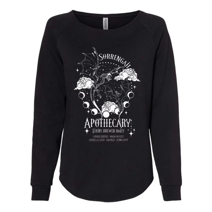 Violet Sorrengail Fourth Wing Basgiath War College Dragon Womens California Wash Sweatshirt