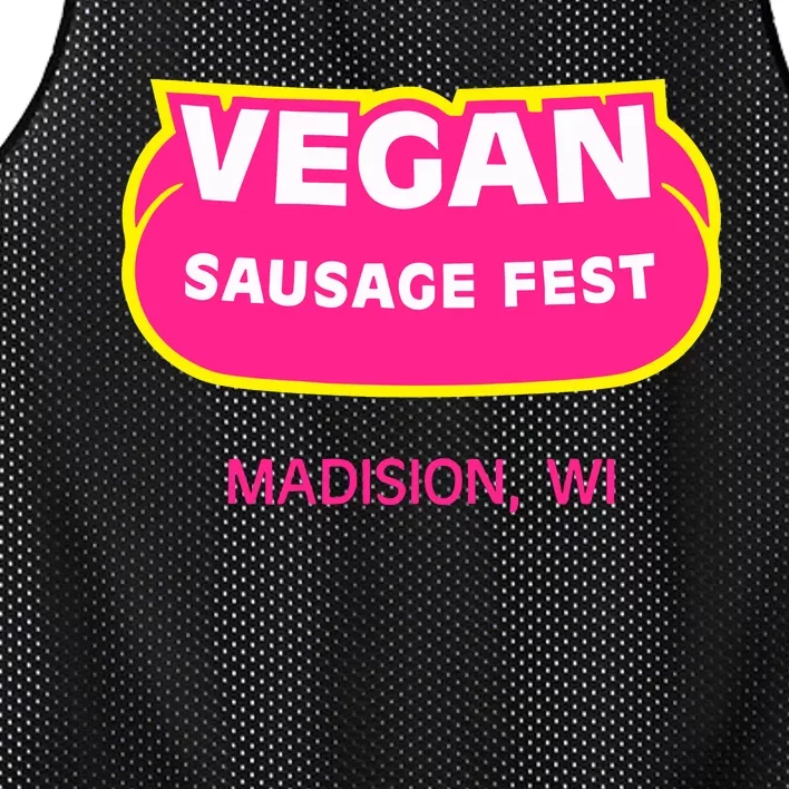 Vegan Sausage Fest Madison Wi Mesh Reversible Basketball Jersey Tank