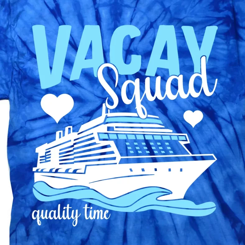 Vacay Squad Family Cruise Vacation Gift Tie-Dye T-Shirt