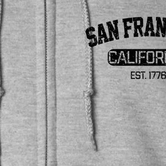 Teeshirtpalace Vintage San Francisco California Est 1776 Souvenir Gift Hoodie