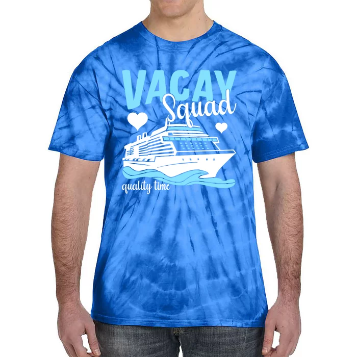 Vacay Squad Family Cruise Vacation Gift Tie-Dye T-Shirt