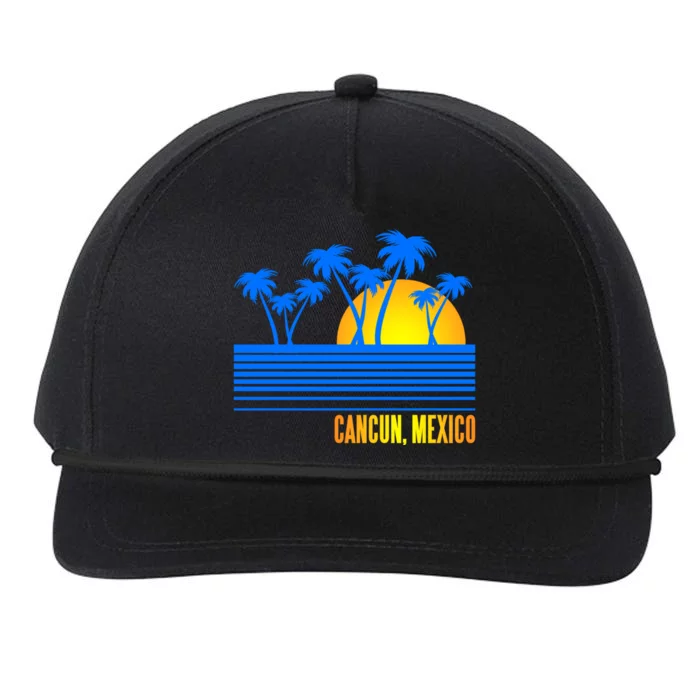 Vacation Souvenir For Cancun Mexico Gift Snapback Five-Panel Rope Hat