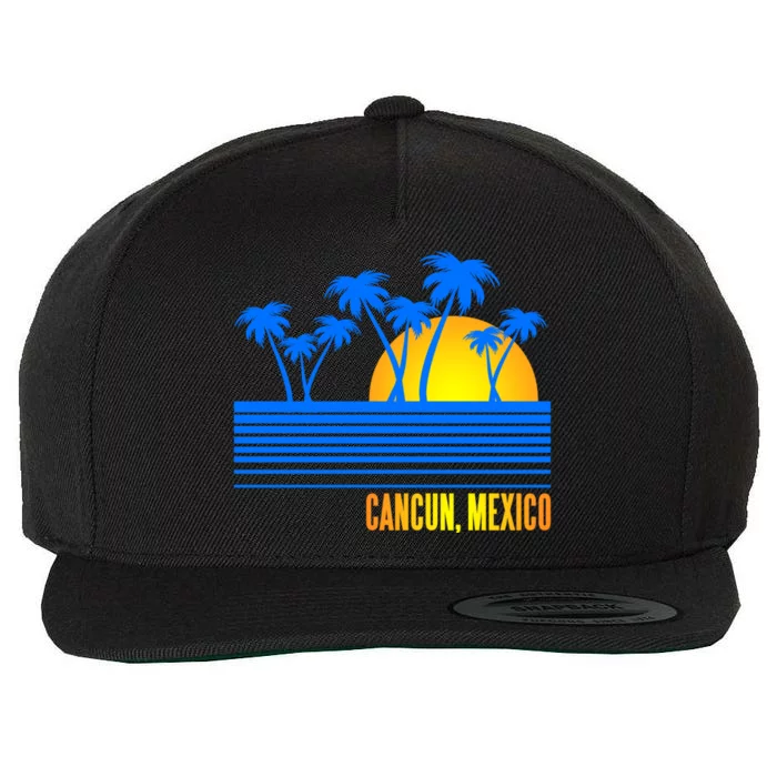 Vacation Souvenir For Cancun Mexico Gift Wool Snapback Cap