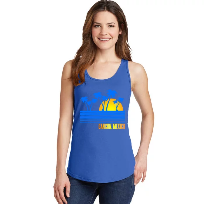 Vacation Souvenir For Cancun Mexico Gift Ladies Essential Tank