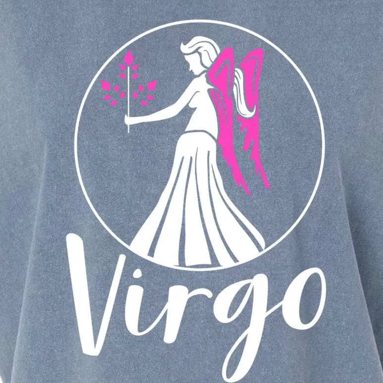 Virgo September Funny Gift Zodiac Astrographic Astrology Gift Garment-Dyed Women's Muscle Tee