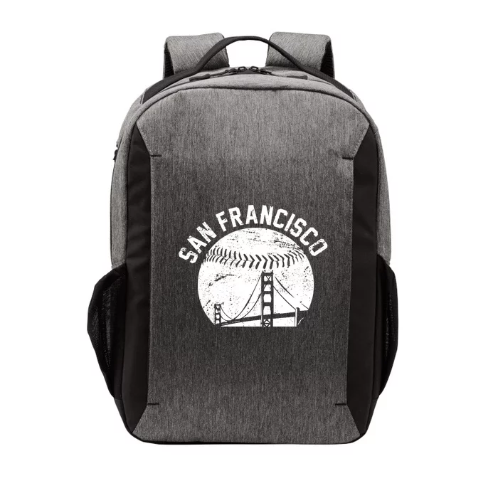 Vintage San Francisco Skyline SF Baseball Vector Backpack