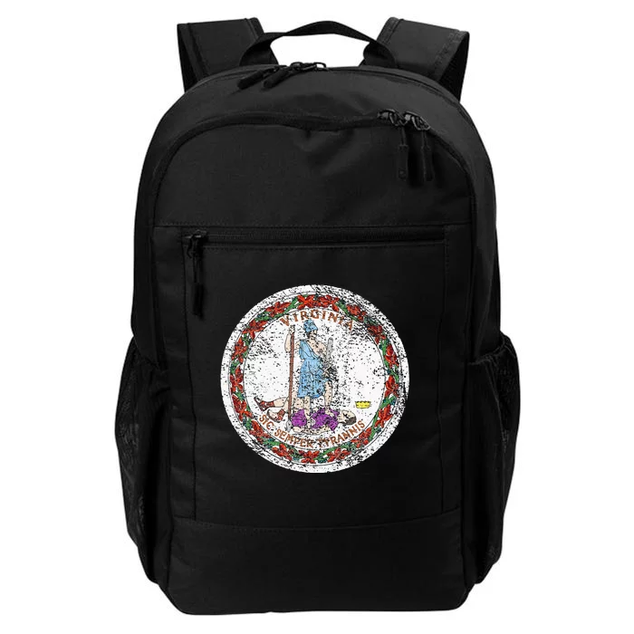 VIRGINIA STATE FLAG SEAL RICHMOND NORFOLK Daily Commute Backpack