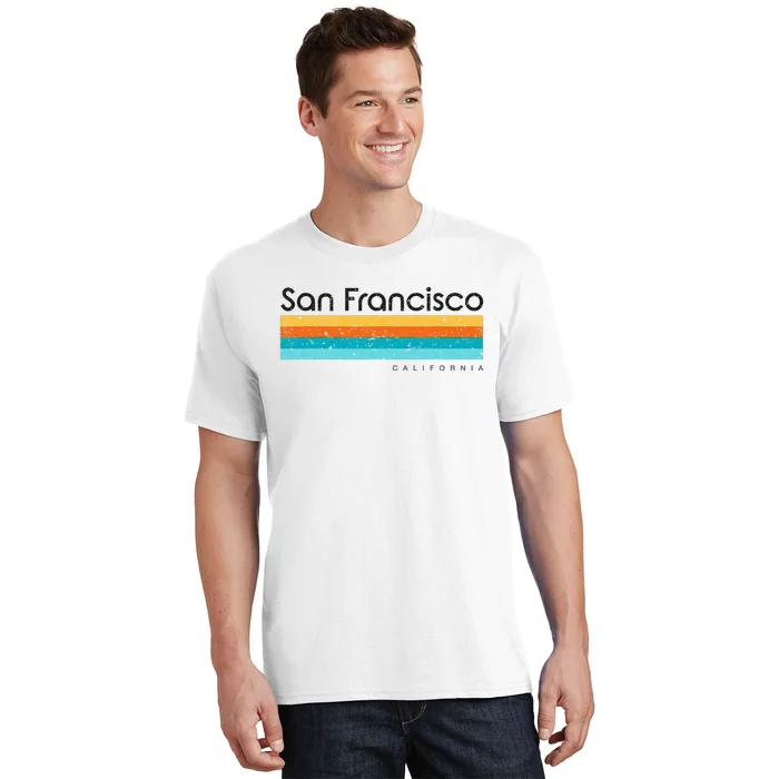 Vintage San Francisco California Ca Retro T-Shirt