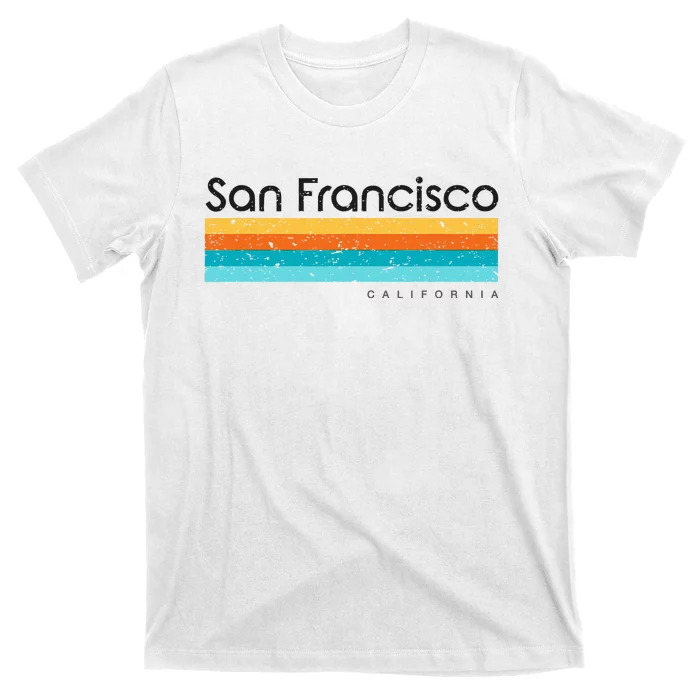 Vintage San Francisco California Ca Retro T-Shirt