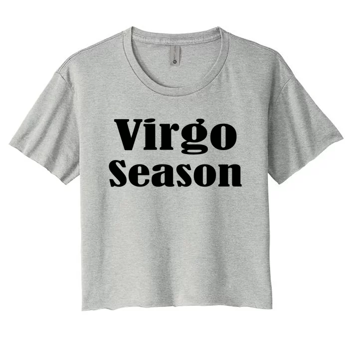 Virgo Season Great Gift Women's Crop Top Tee