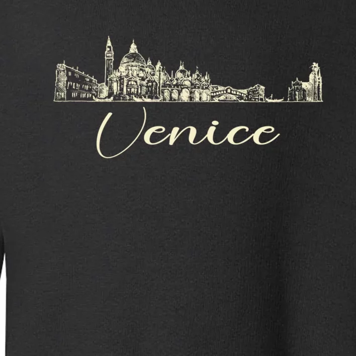 Venice Skyline Gift Toddler Sweatshirt