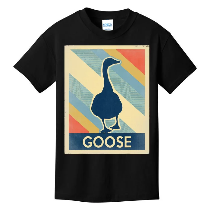 Vintage Style Goose Kids T-Shirt