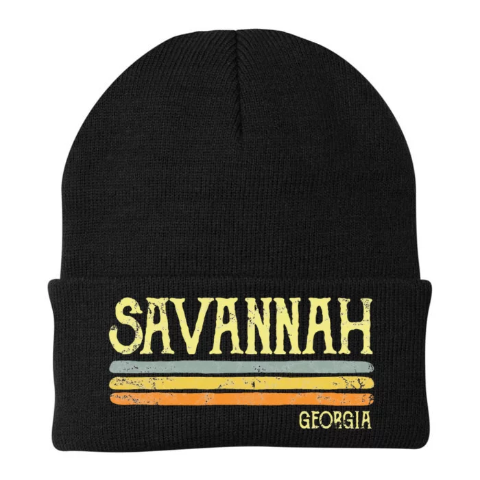 Vintage Savannah Georgia Ga Love Gift Souvenir Knit Cap Winter Beanie