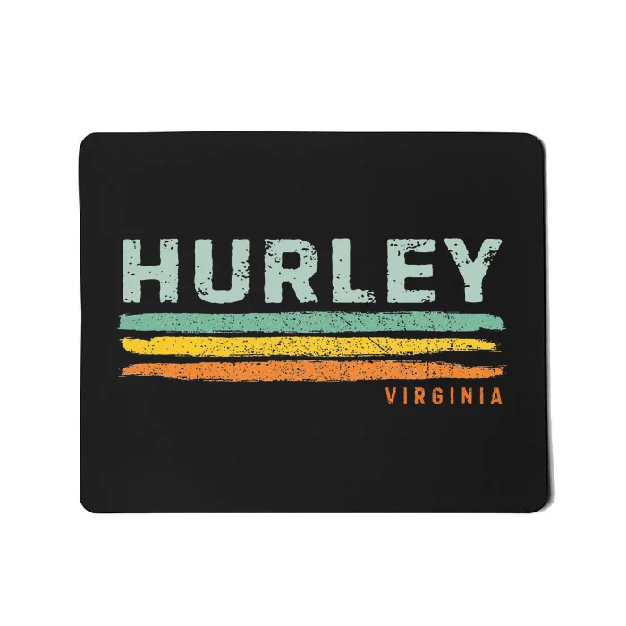 Vintage Stripes Hurley Va Mousepad