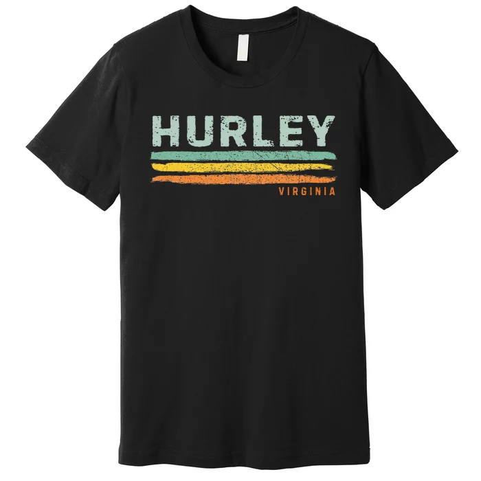 Vintage Stripes Hurley Va Premium T-Shirt