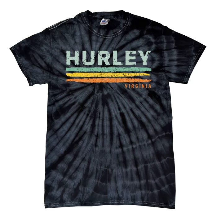 Vintage Stripes Hurley Va Tie-Dye T-Shirt