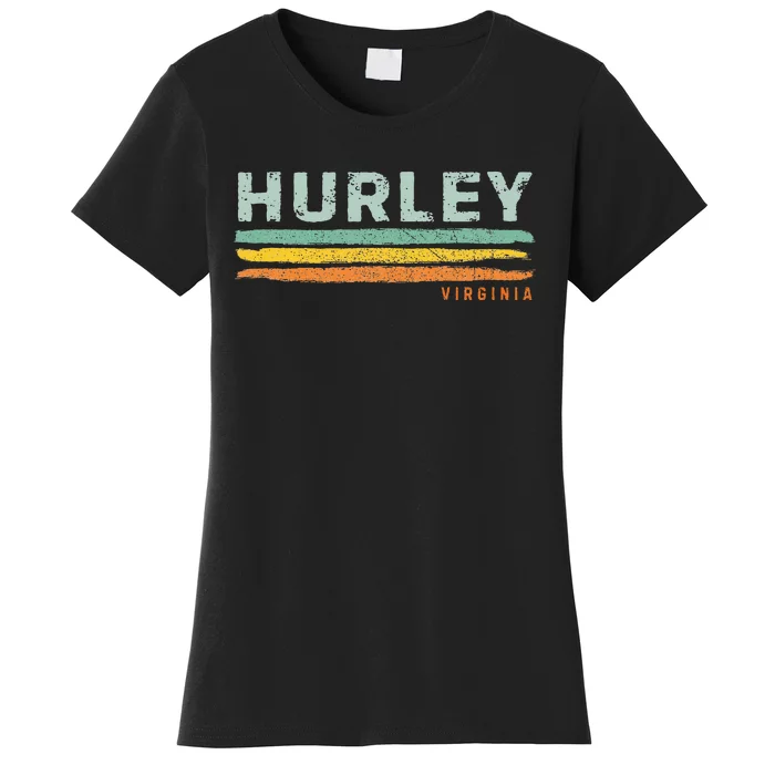 Vintage Stripes Hurley Va Women's T-Shirt