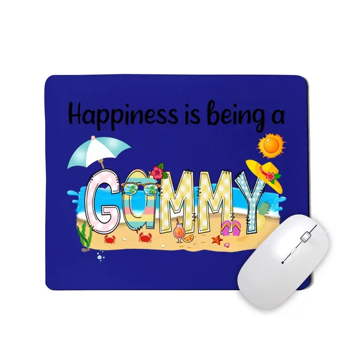 Vintage Summer Happiness Is Being A Gammy Retro Beach Gift Mousepad