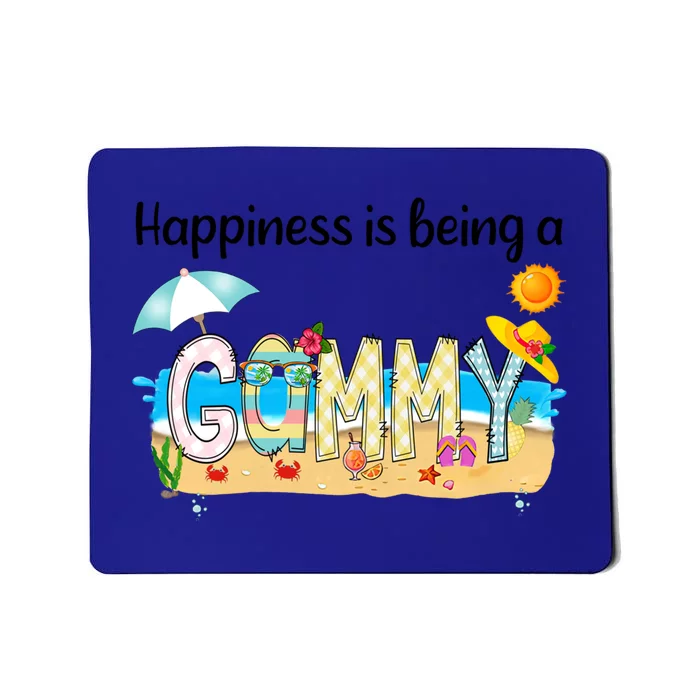 Vintage Summer Happiness Is Being A Gammy Retro Beach Gift Mousepad