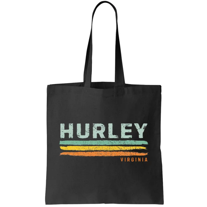 Vintage Stripes Hurley Va Tote Bag