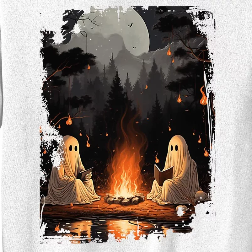 Vintage Spooky Horror Ghost Book Sweatshirt