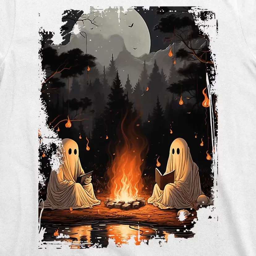 Vintage Spooky Horror Ghost Book T-Shirt