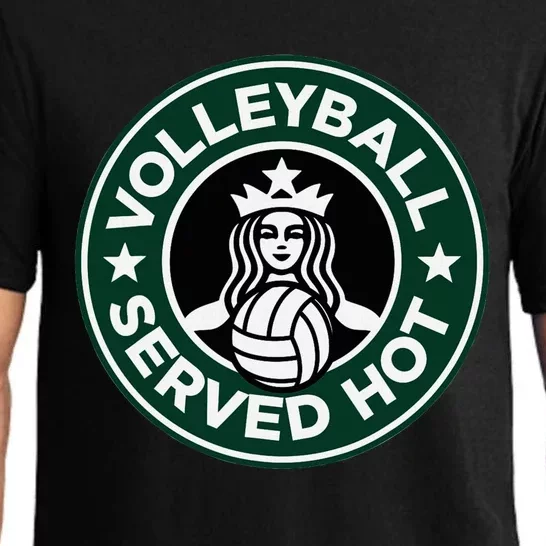 Volleyball Served Hot Great Volleyball Player Pajama Set