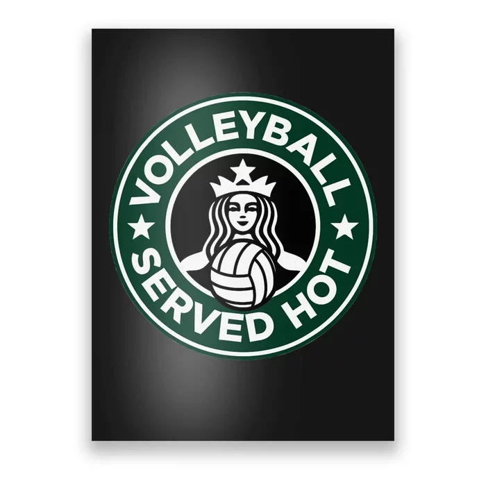 Volleyball Served Hot Great Volleyball Player Poster