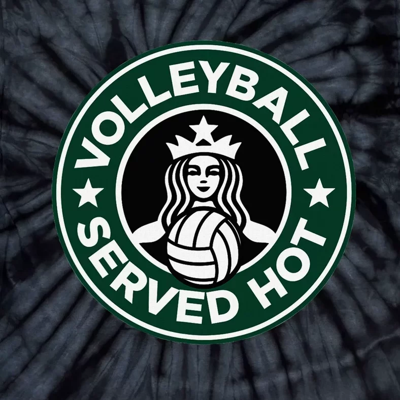 Volleyball Served Hot Great Volleyball Player Tie-Dye T-Shirt