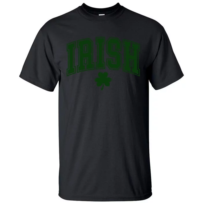 Varsity Style Irish Clover St Patricks Tall T-Shirt