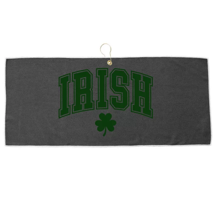 Varsity Style Irish Clover St Patricks Large Microfiber Waffle Golf Towel