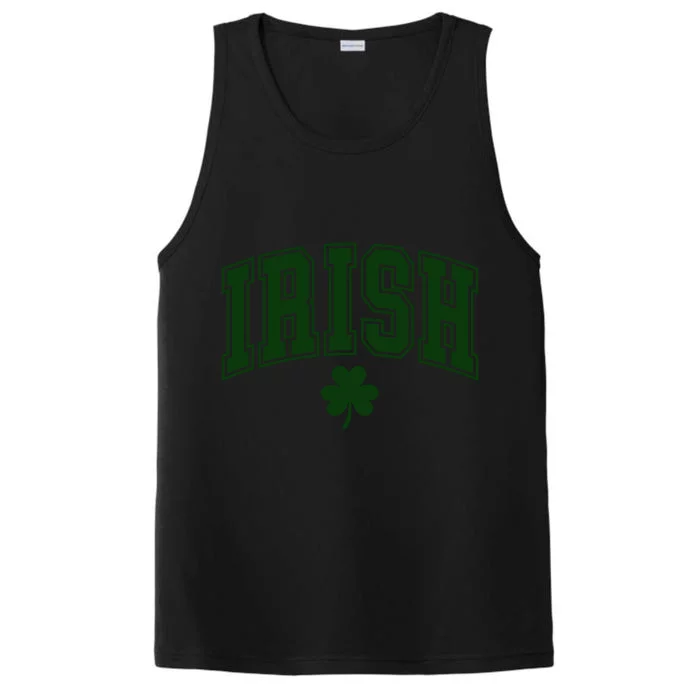 Varsity Style Irish Clover St Patricks Performance Tank