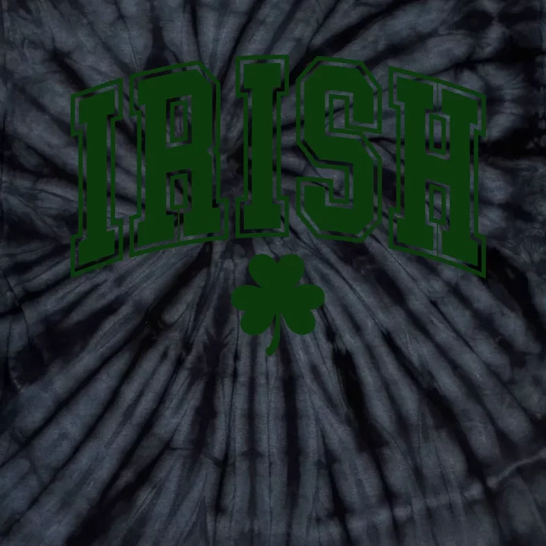 Varsity Style Irish Clover St Patricks Tie-Dye T-Shirt