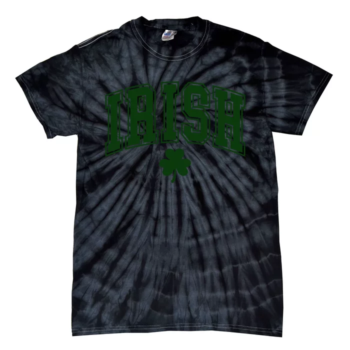 Varsity Style Irish Clover St Patricks Tie-Dye T-Shirt