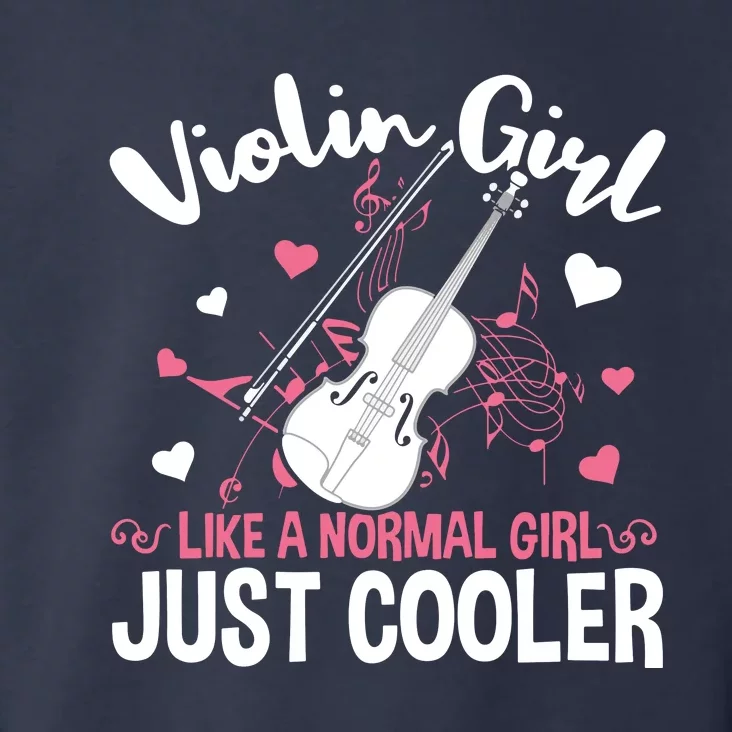 Violin String Instrument Player Violin Girl Toddler Hoodie