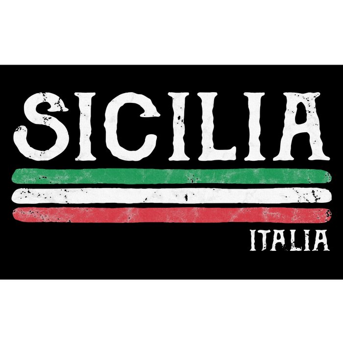 Vintage Sicilia Italy Italia Souvenir Italian Sicily Bumper Sticker