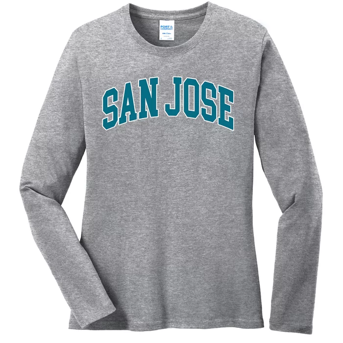 Vintage San Jose Ladies Long Sleeve Shirt