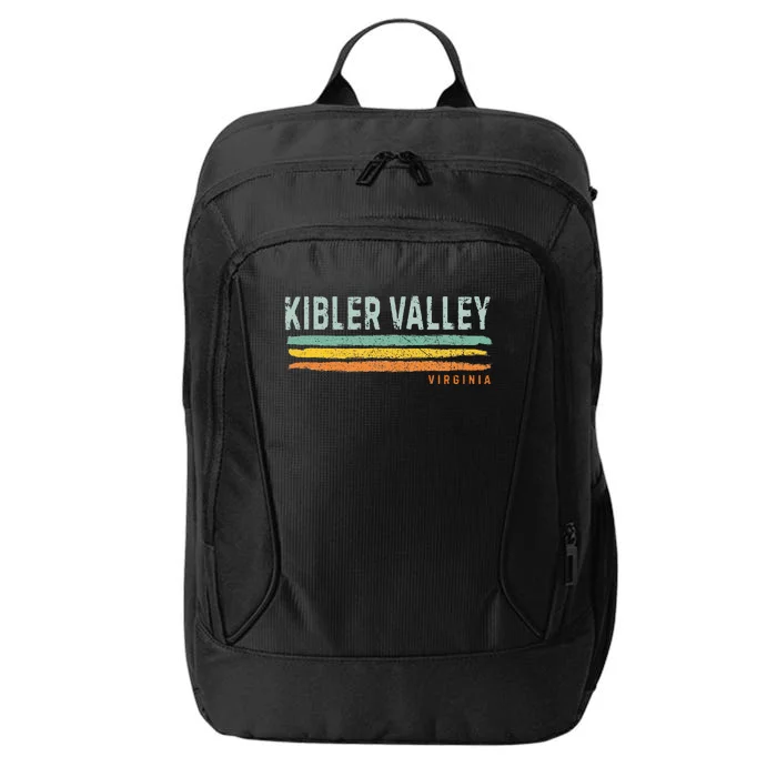 Vintage Stripes Kibler Valley Va City Backpack