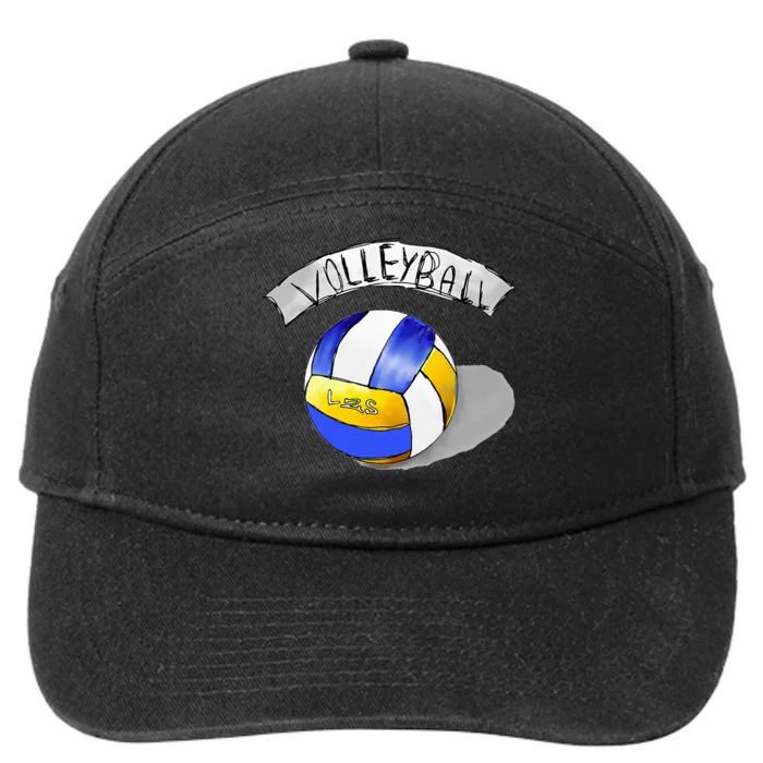 Volleyball Sports Lovers 7-Panel Snapback Hat