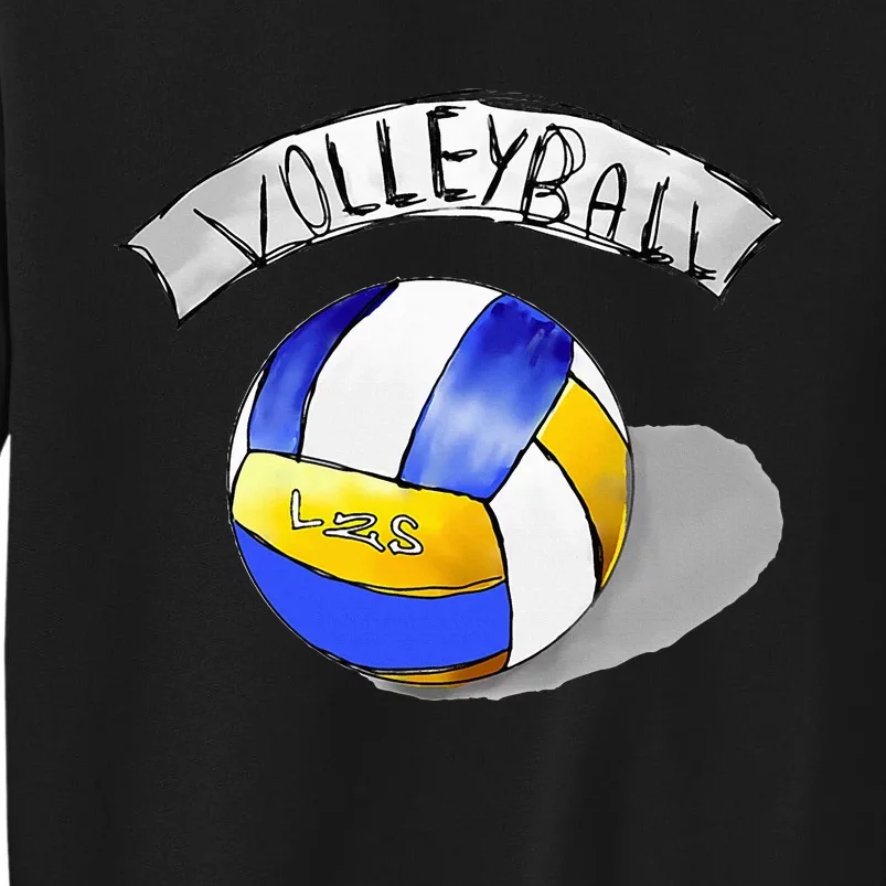 Volleyball Sports Lovers Tall Sweatshirt