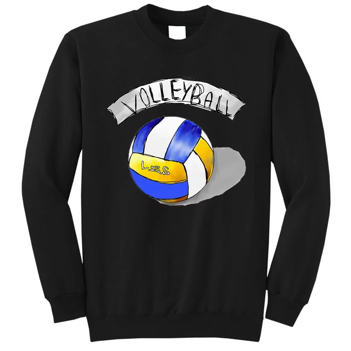 Volleyball Sports Lovers Tall Sweatshirt