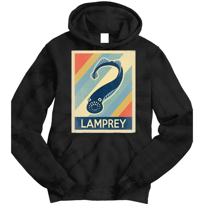 Vintage Style Lamprey Tie Dye Hoodie