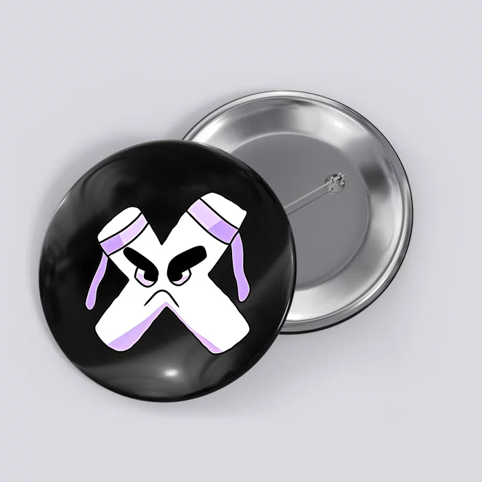 Villain Strong Letter X Alphabet Lore Button