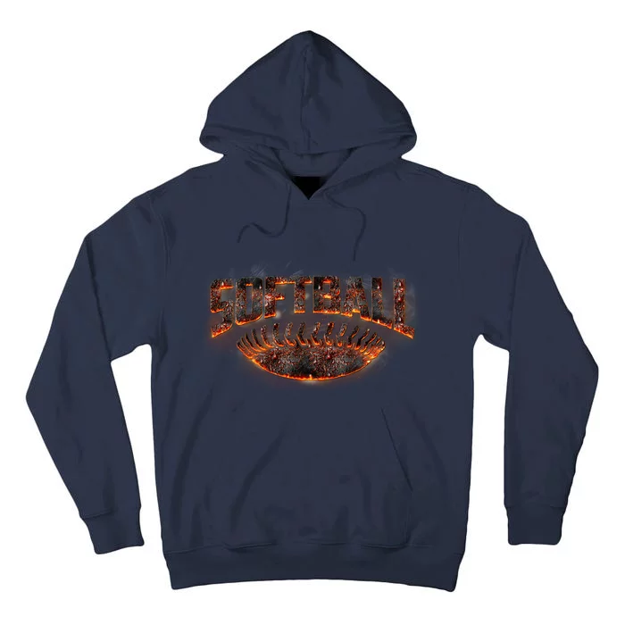 Vintage Softball Logo Tall Hoodie