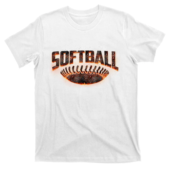 Vintage Softball Logo T-Shirt