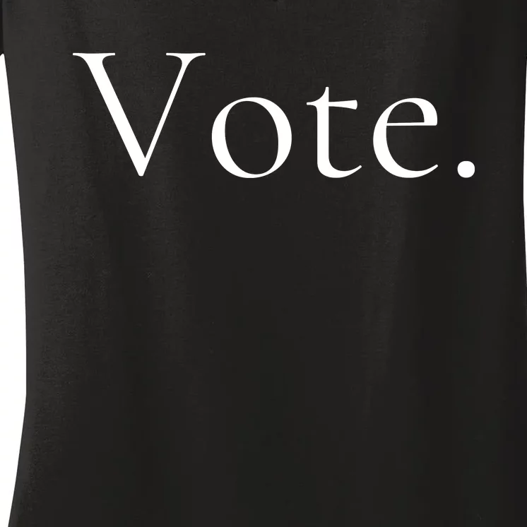 Vote Simple Logo Women's V-Neck T-Shirt