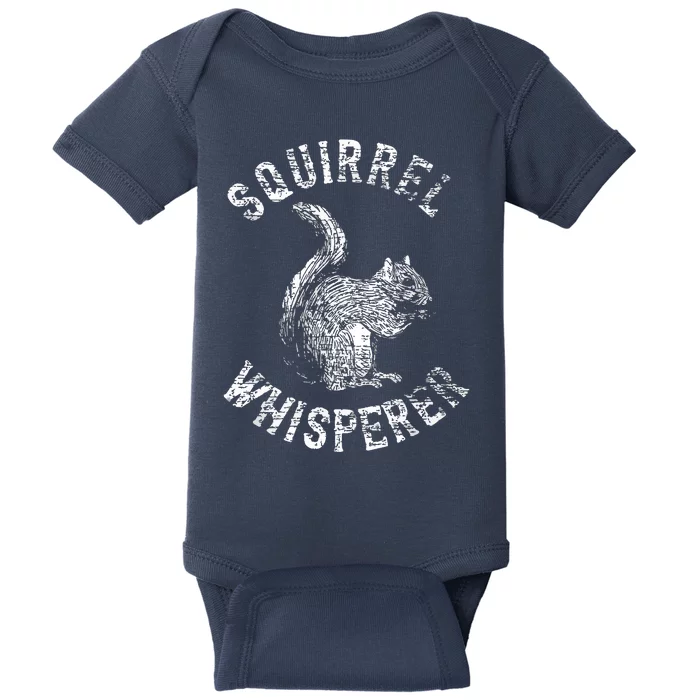 Vintage Squirrel Lover Squirrel Whisperer Baby Bodysuit