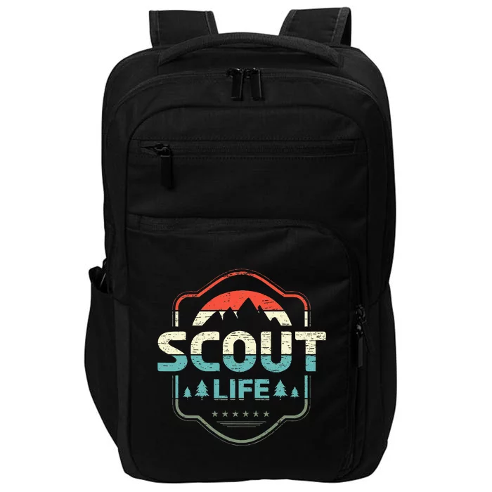 Vintage Scout Life For A Camping Nature Hiking Scout Impact Tech Backpack